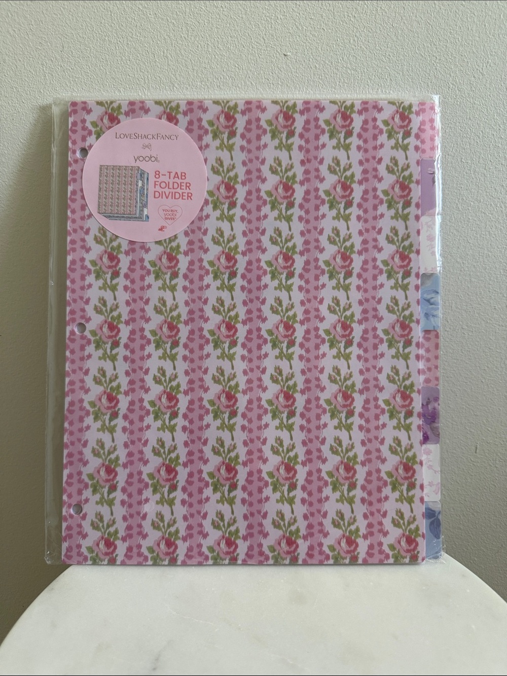 LoveShackFancy x Target 8 Tab Folder Divider